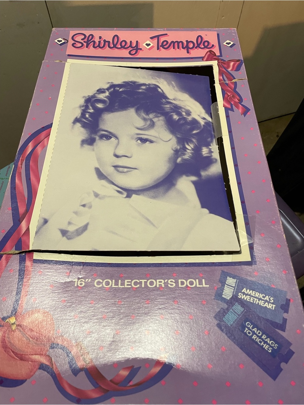 Shirley Temple Collectors Doll 16”